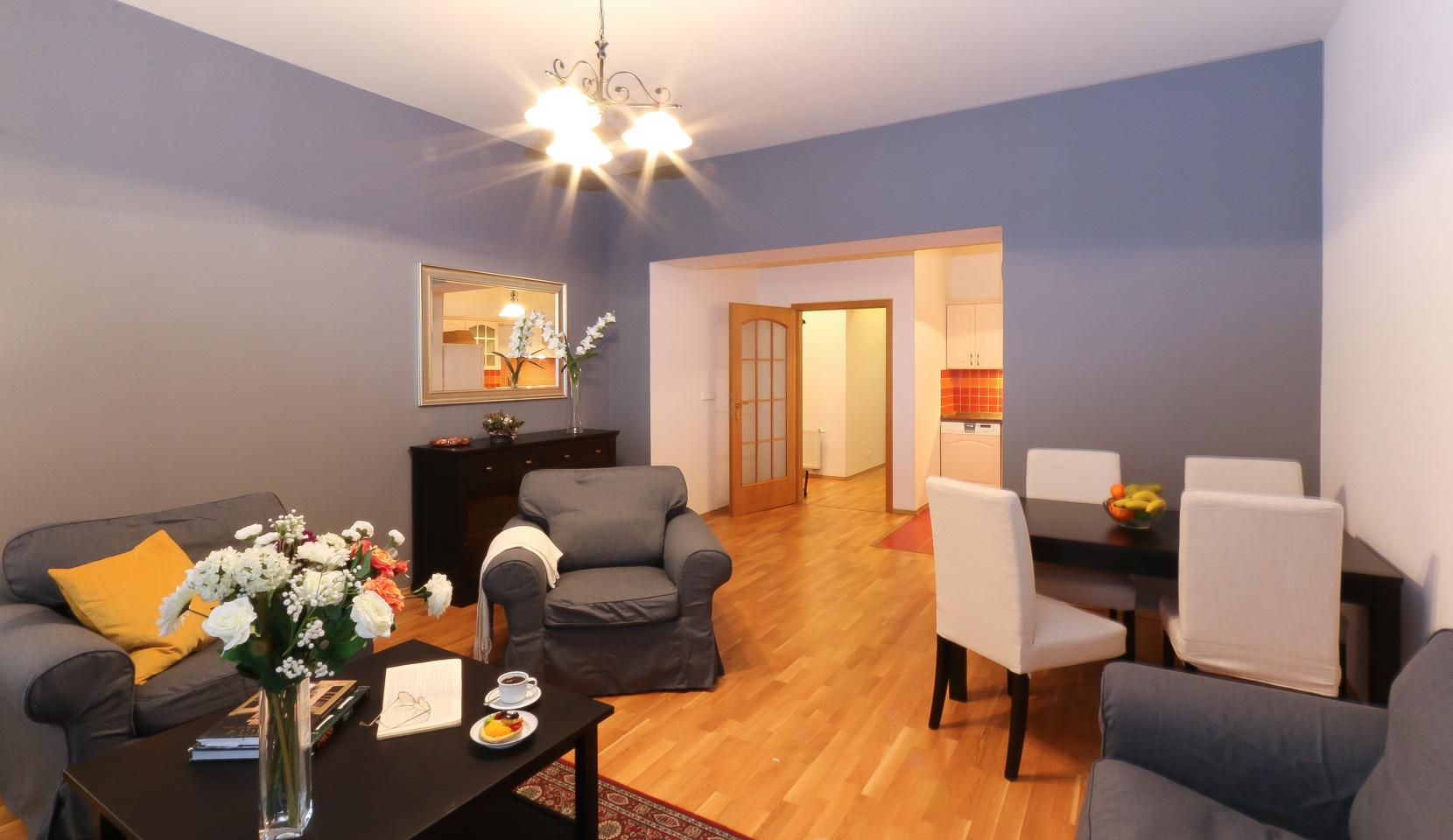 2 double bedroom apartment Prague Classic Rental